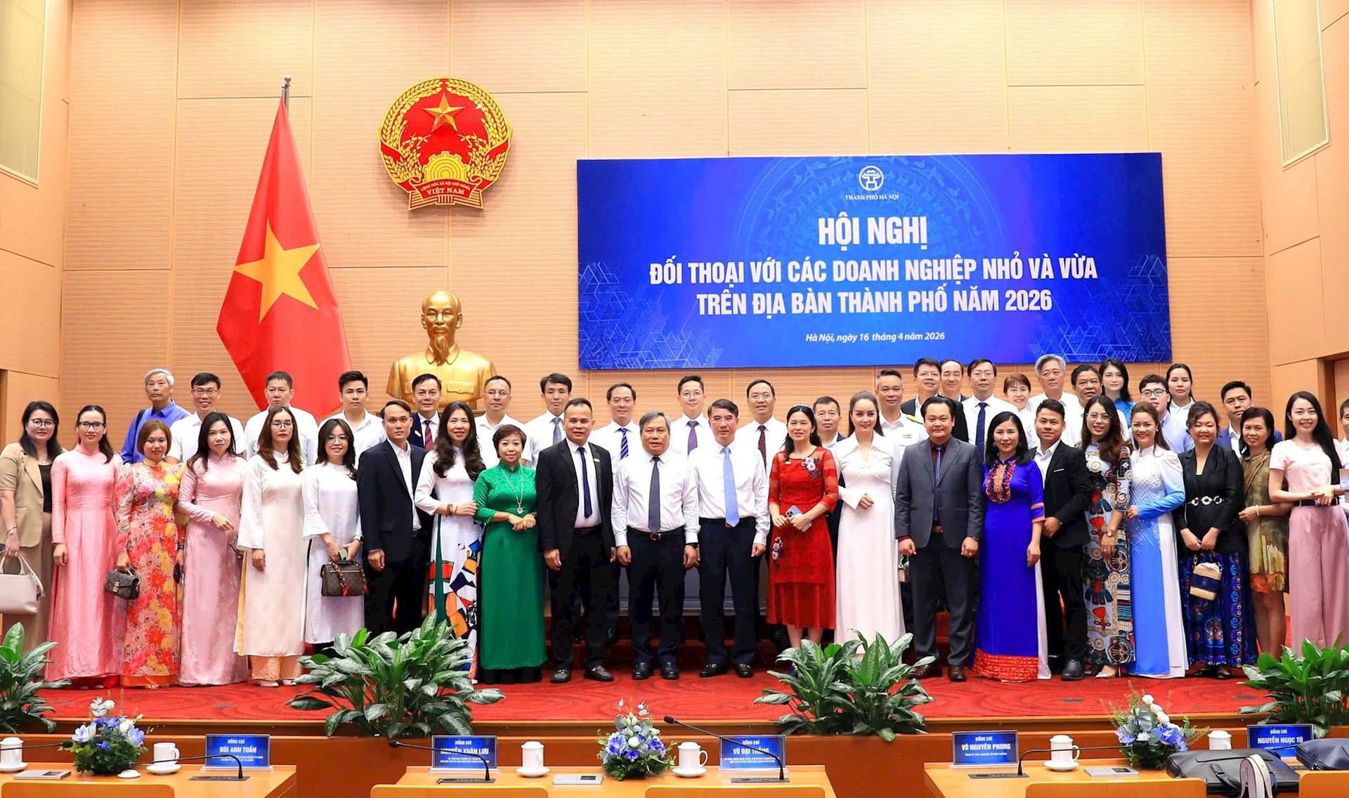 Tổng thuật: Hà Nội đối thoại với các doanh nghiệp nhỏ và vừa trên địa bàn- Ảnh 20.