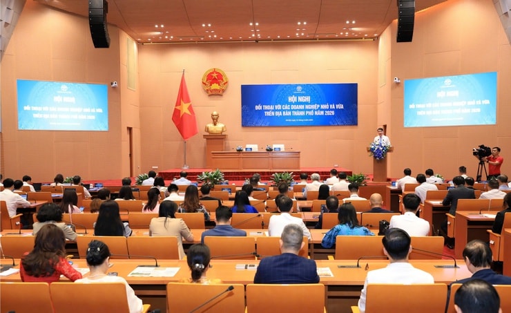 Tổng thuật: Hà Nội đối thoại với các doanh nghiệp nhỏ và vừa trên địa bàn- Ảnh 5.