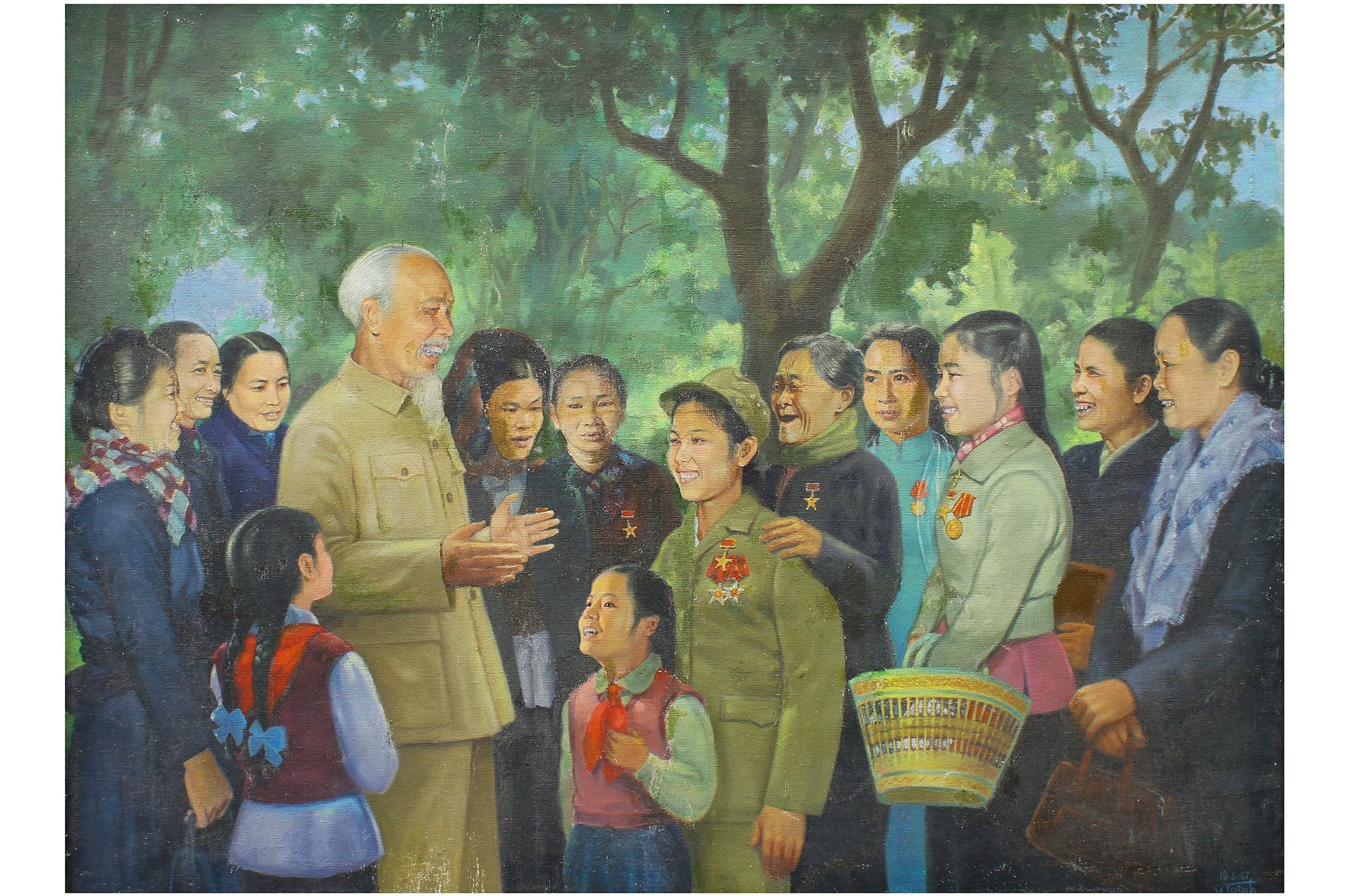 trinh-vuong-trinh-bac-ho-voi-nu-chien-si-thi-dua-mien-bac-1967-son-dau-100x136cm-7.jpg