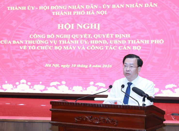 Hà Nội công bố Nghị quyết và các quyết định về tổ chức bộ máy, công tác cán bộ- Ảnh 6.