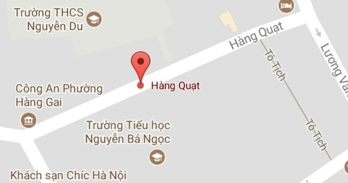 Phố Hàng Quạt yên bình Quận Hoàn Kiếm