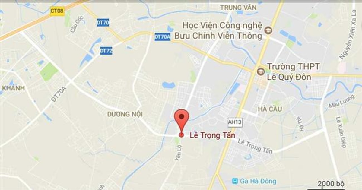Phố Lê Trọng Tấn, quận Hà Đông, Hà Nội – Điểm nhấn đô thị mới