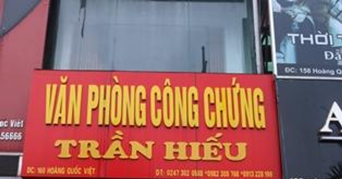 Văn phòng công chứng Trần Hiếu tại Ngõ 160 Hoàng Quốc Việt, Cầu Giấy, Hà Nội