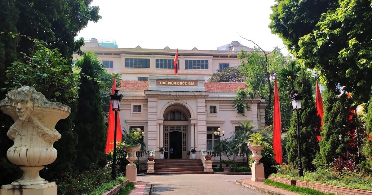 Trụ sở Thư viện Quốc gia Việt Nam - dấu ấn lịch sử (quận Hoàn Kiếm)