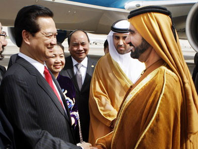 Thủ tướng Nguyễn Tấn Dũng thăm chính thức UAE