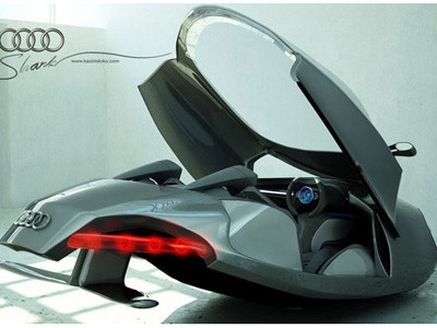 Audi Shark: Hiện thực hóa xe không bánh
