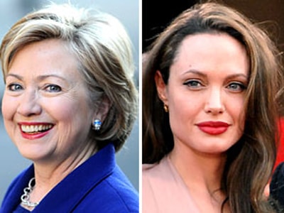  Hillary Clinton lỗi hẹn với Angelina Jolie