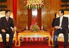 Thủ tướng Nguyễn Tấn Dũng tiếp Tỉnh trưởng Hải Nam