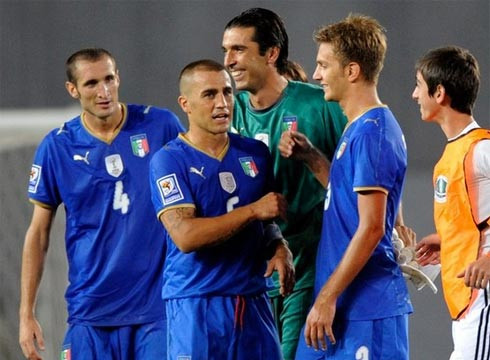 Vòng loại World Cup 2010: Italia dễ dà ng già nh 3 điểm