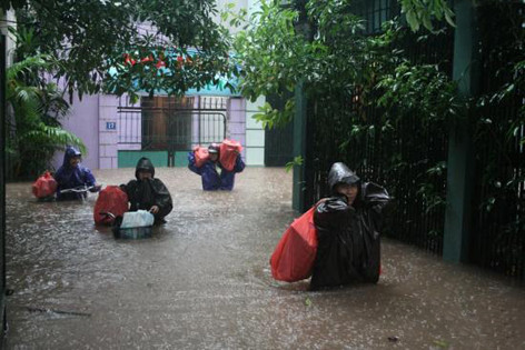 Hà  Nội: Quyết liệt các biện pháp phòng chống lụt bão