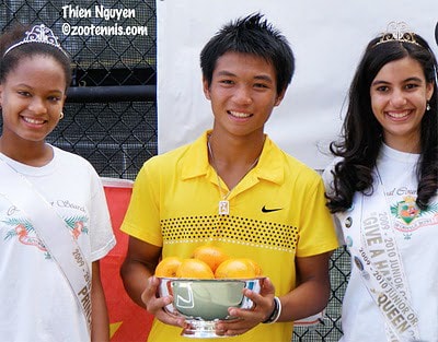 Vô địch Orange Bowl nội dung U14: Hoà ng Thiên là m nên điửu kử³ diệu 