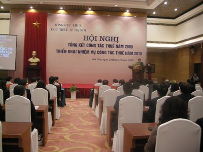 Hà  Nội: Tổng kết công tác thuế năm  2009