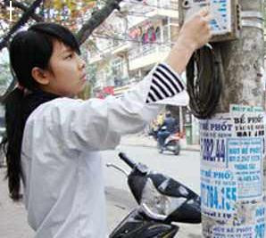 Mai Dịch, Hà  Nội ra quân "tuyên chiến" rác quảng cáo, rao vặt