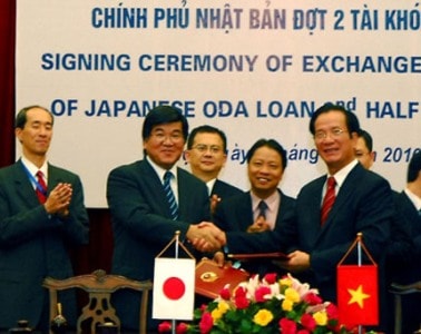 Nhật Bản cung cấp cho Việt Nam 25,8 tỉ yen ODA