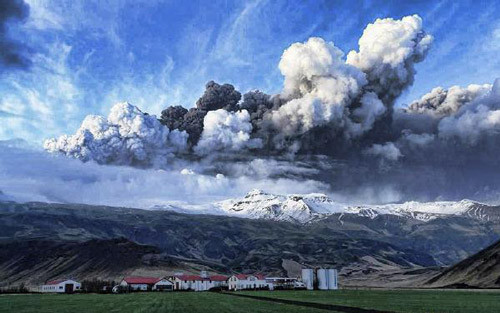 Núi lử­a Iceland trói chân hà ng ngà n máy bay 