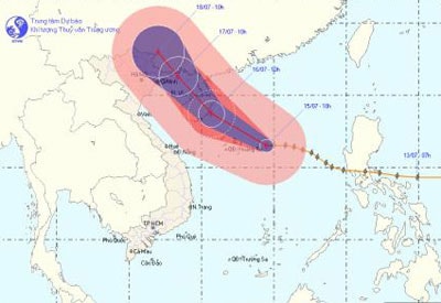 Bão số 1 sẽ ảnh hưởng đến Đông Bắc Bộ  