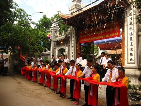 Đền Quán Thánh, Liễu Giai được gắn biển công trình kỷ niệm 1000 năm Thăng Long Hà  Nội