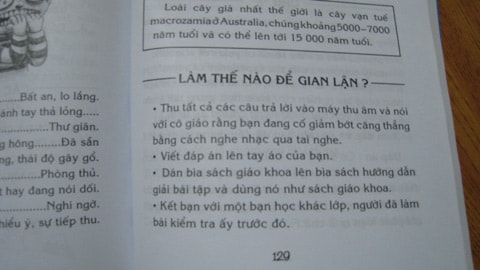 Sách thiếu nhi dạy gian lận và  vô lễ?