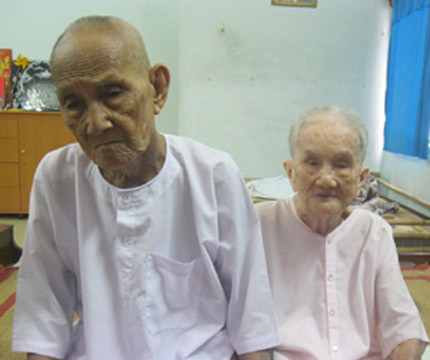 Chuyện hôn nhân của cặp vợ chồng thọ nhất Việt Nam 