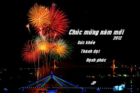 Gử­i lời chúc mừng năm mới năm 2012