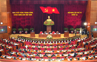 Bế mạc Hội nghị lần thứ tư BCH Trung ương Đảng khoá XI