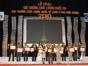 Công bố giải thưởng Chất lượng Quốc gia năm 2011