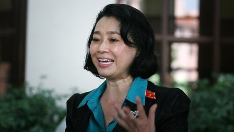 Bà  Hoà ng Yến sẽ phát biểu trước Quốc hội 