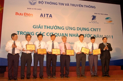 Lễ trao Giải thưởng ứng dụng CNTT trong các cơ quan Nhà  nước năm 2011 lần thứ nhất