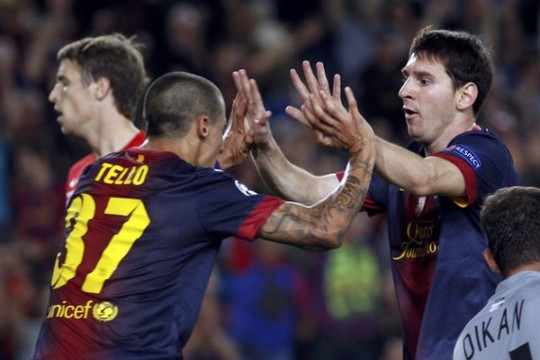 Messi lập cú đúp, Barca nhọc nhằn hạ Spartak