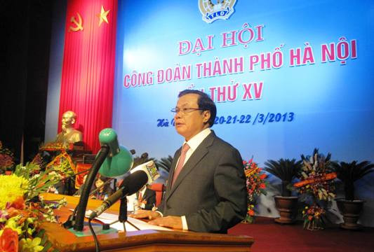 Bí thư Thà nh ủy Phạm Quang Nghị: Cần tập hợp động viên người lao động Thủ đô 