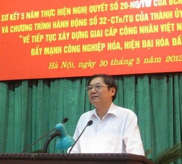 Hà  Nội sơ kết 5 năm Nghị quyết 20 Ban Chấp hà nh Trung ương Đảng (khóa X) 