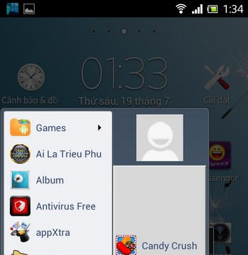 Tuyệt chiêu mang nút bấm Start của Windows lên thiết bị chạy Android