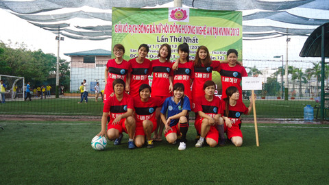 Giải bóng đá nữ Hội đồng hương Nghệ An khu vực miửn Nam 2013