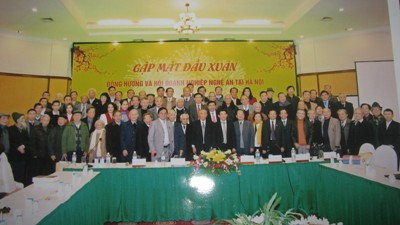Gặp mặt đầu xuân đồng hương và  Hội doanh nghiệp Nghệ An tại Hà  Nội
