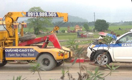 Ba cán bộ CSGT Hà  Nội tử­ vong do tai nạn giao thông