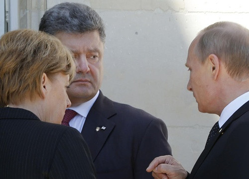 Tổng thống Nga lần đầu gặp tân tổng thống Ukraine