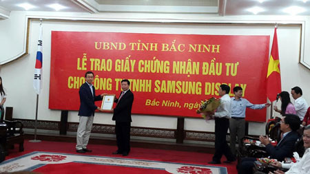 Samsung nhận đầu tư 1 tỷ USD xây nhà  máy thứ 3 tại Việt Nam