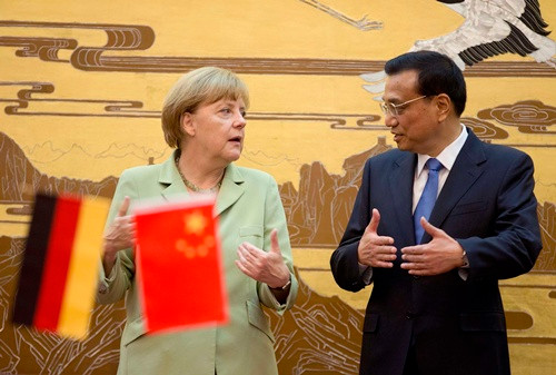 Trung Quốc chỉ trích Nhật trong chuyến thăm của thủ tướng Đức