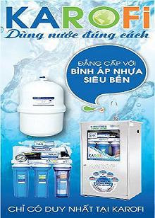 C.ty cổ phần KAROFI Việt Nam: Máy lọc nước Karofi, sản phẩm cho mọi nhà 