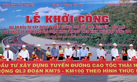 Thủ tướng phát lệnh khởi công đường cao tốc Thái Nguyên- Bắc Kạn