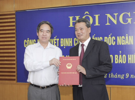Vụ trưởng Vụ Quản lý ngoại hối là m TGĐ Bảo hiểm Tiửn gử­i Việt Nam