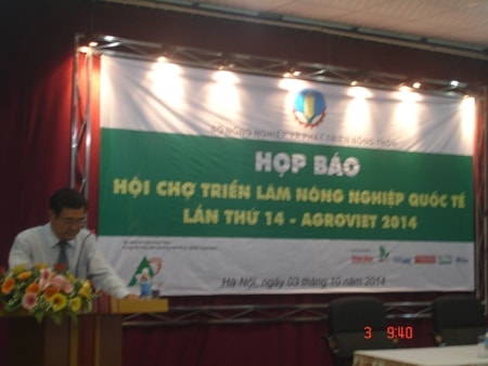 Họp báo Triển lãm Nông nghiệp Quốc tế lần thứ 14 - Agro Viet 2014