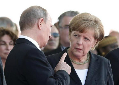 Merkel chỉ đà m phán với Putin nếu tình hình Ukraine tốt lên