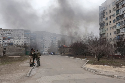 30 người chết trong vụ tấn công thà nh phố chiến lược đông Ukraine