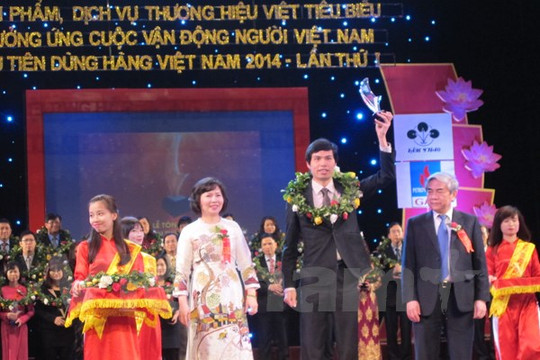 Vinh danh 100 doanh nghiệp đạt giải thưởng thương hiệu Việt