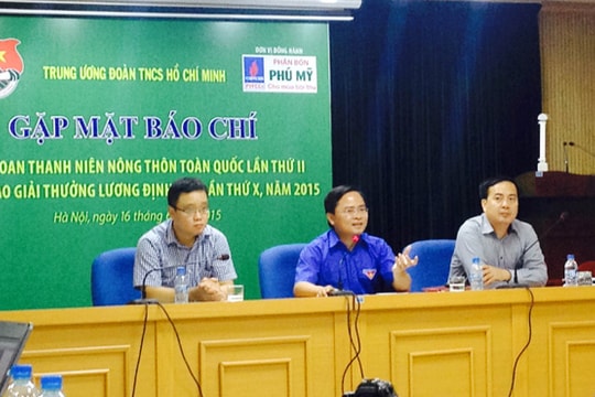 Sắp diễn ra Liên hoan thanh niên nông thôn toà n quốc lần thứ II và  Lễ trao giải thưởng Lương Định Của lần thứ X