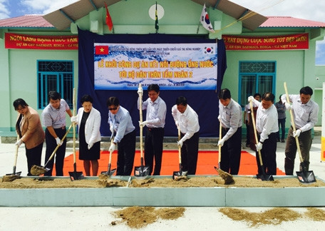 Khởi công dự án kết nối đường ống dẫn nước tại Ninh Thuận