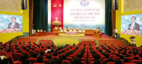 Đại hội Đảng bộ TP Hà  Nội lần thứ XVI chính thức khai mạc 