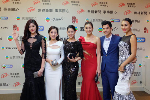 Sao Việt lộng lẫy trong thảm đử sinh nhật đà i TVB tại Hồng Kông