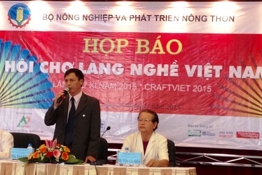 Sắp diễn ra Hội chợ Là ng nghử Việt Nam lần thứ XI năm 2015